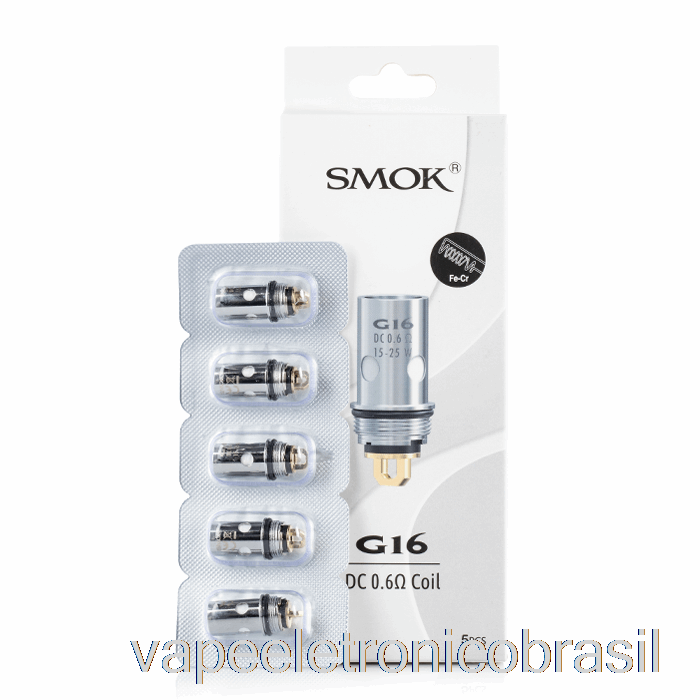 Bobinas De Substituição Vape Eletronico Smok G16 Bobinas Dc De 0,6 Ohm